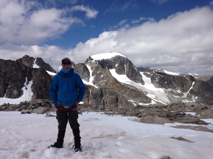Top Bonney Pass, Patagonia Houdini Jacket, Gannett Peak, Wyoming, Background, 2015 Backpacking Light Staff Favorite Gear