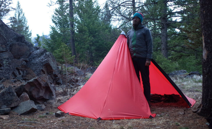 Dave Chenault Camping, Seek Outside BT2 Shelter, 2015 Backpacking Light Staff Favorite Gear