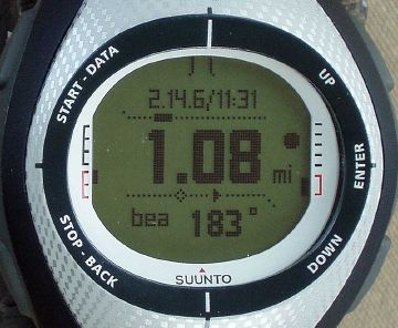 navigate to waypoint screen