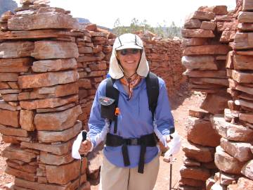 carol in Grand Canyon