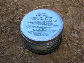 Etowah Outfitters Solid Fuel Stove with Alcohol Burner - 3