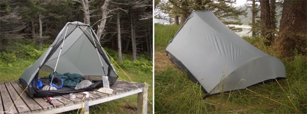 Comparison of Tarptent Squall 2 and Six Moon Designs Europa 2005 - 3