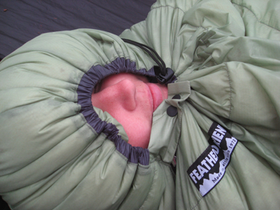 2007 Feathered Friends Grouse Sleeping Bag SPOTLITE REVIEW - 3