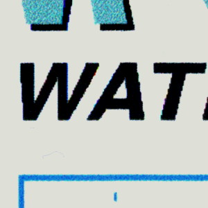 Enlarged view of printing