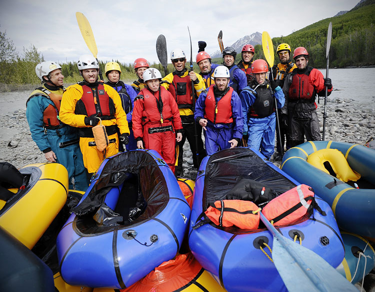 Packraft Wet Reentry Photo Demo - 1