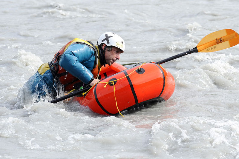 Packraft Wet Reentry Photo Demo - 3