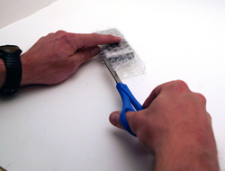 Make cuts to form bottom flaps.