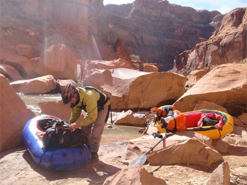 Packrafting Utahs Escalante River in Late March - 5