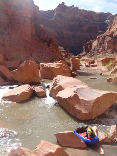 Packrafting Utahs Escalante River in Late March - 6