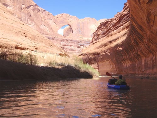 Packrafting Utahs Escalante River in Late March - 9