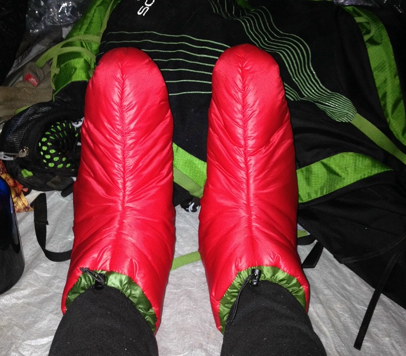 Booties, Tent, Maxine Weyant, Roger Caffin Enlightened Equipment Booties Community Review