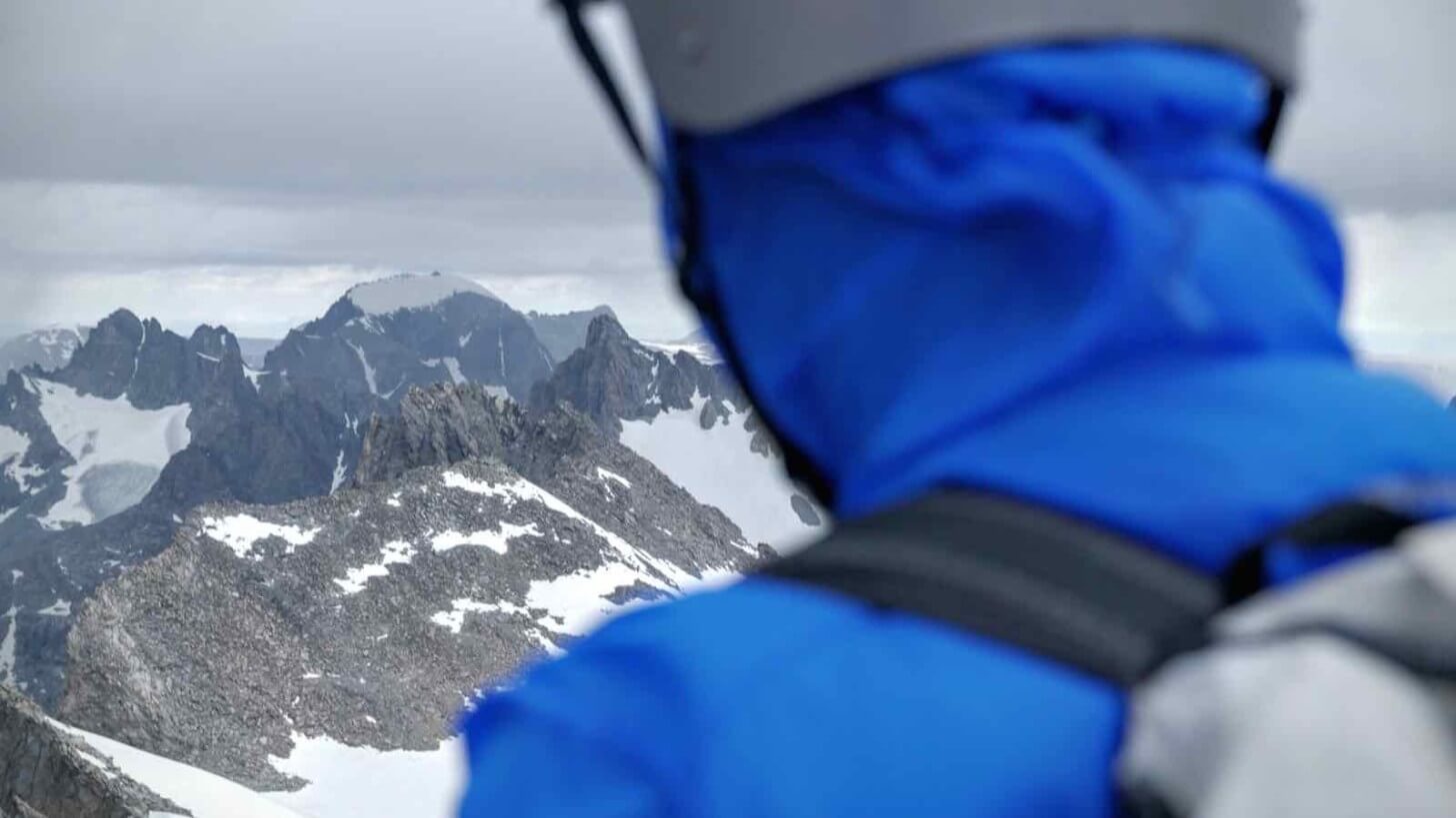 Fremont Peak Summit View of Gannett Peak Crew One Wind Rivers Summer 2015 Expedition