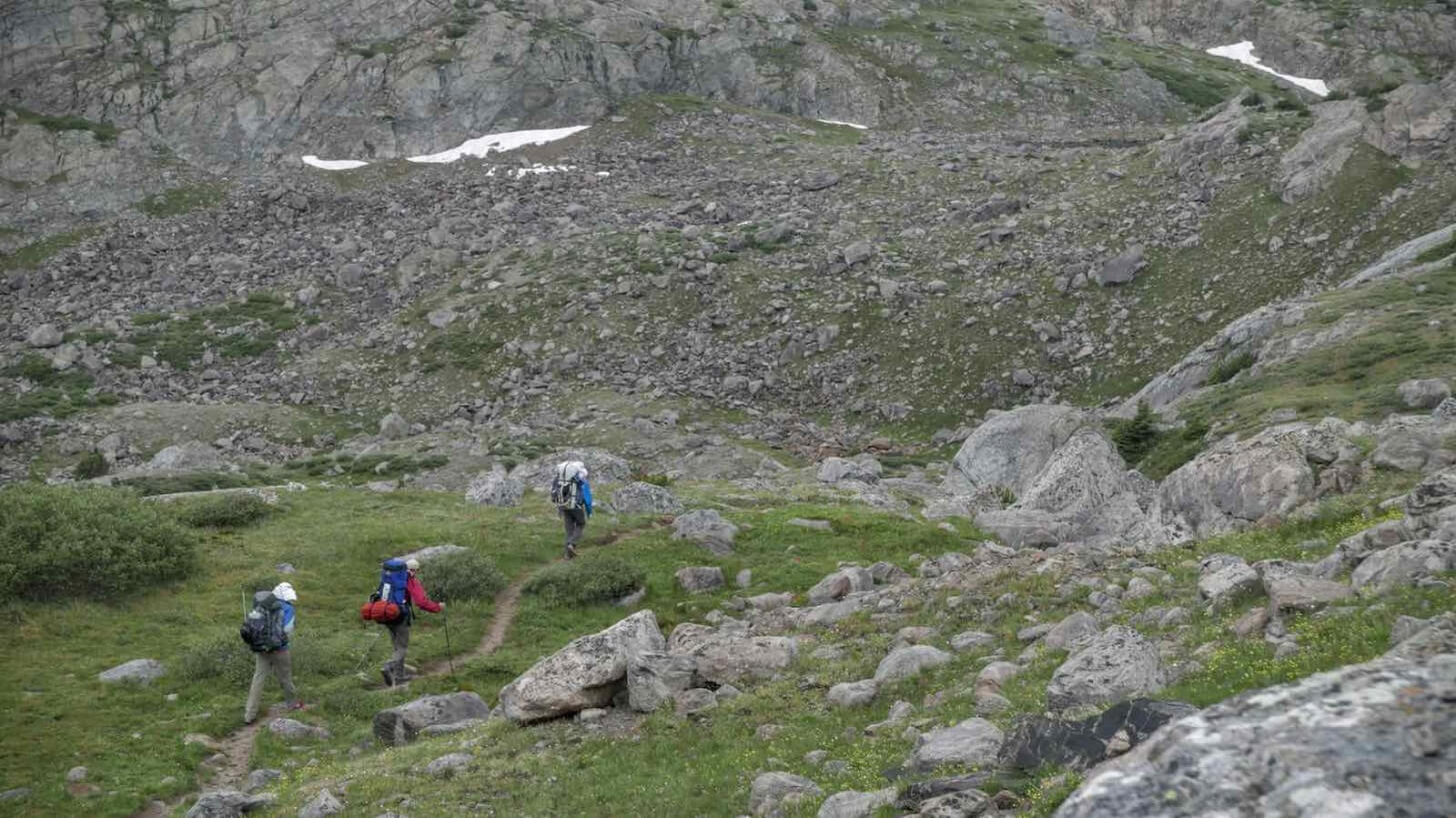 Titcomb Basin Trail Indian Basin Crew One Wind Rivers Summer 2015 Expedition