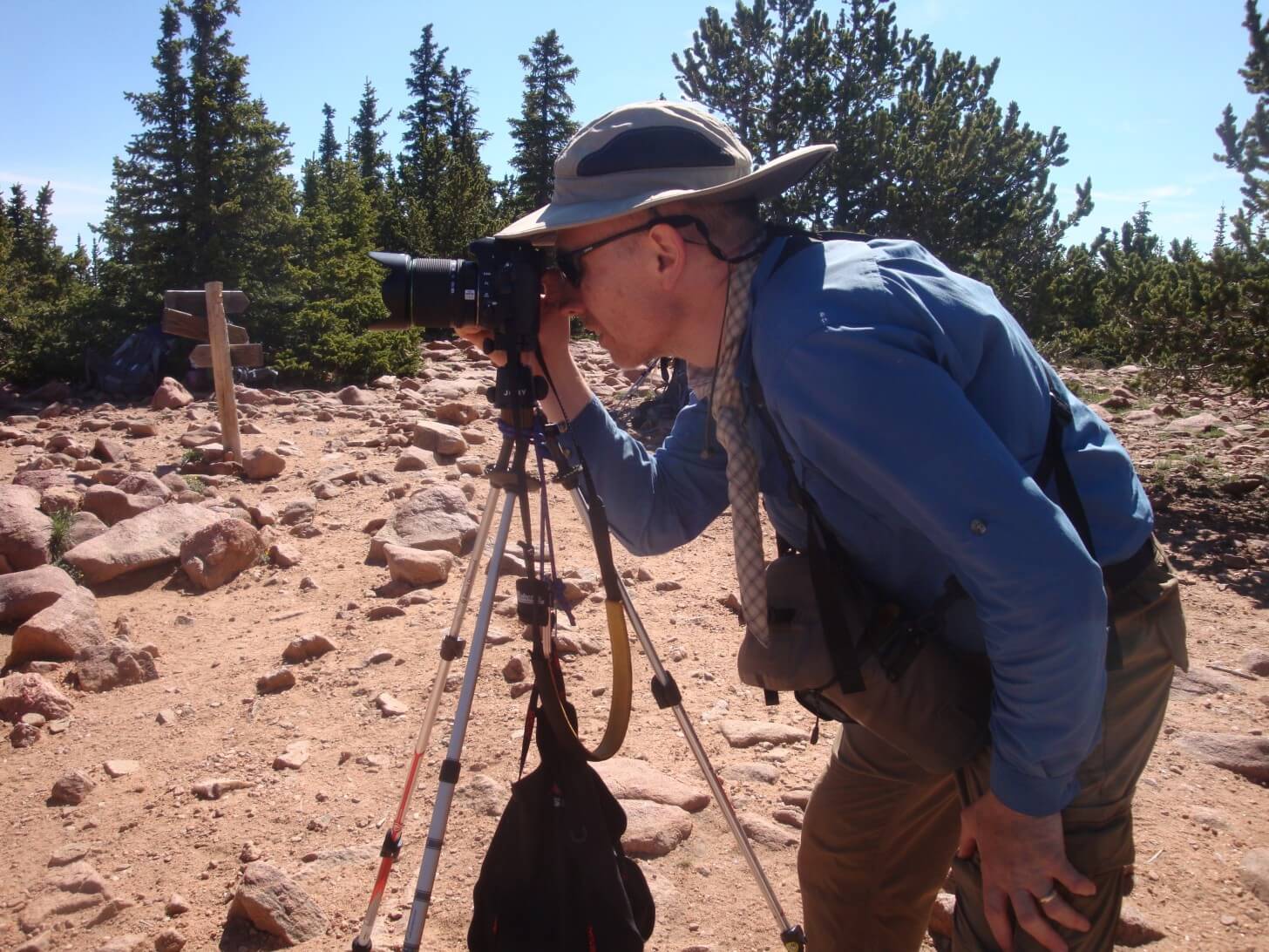 hiking tripod