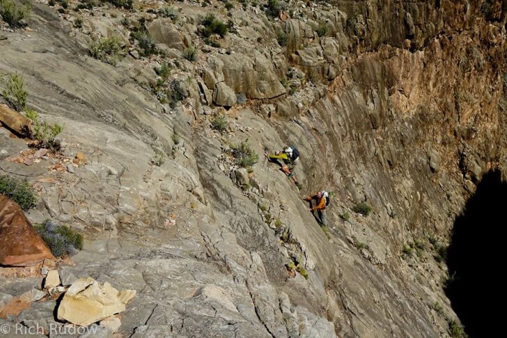 Class 5 Scramble, Rudow Grand Canyon's Rim Traverse News Story