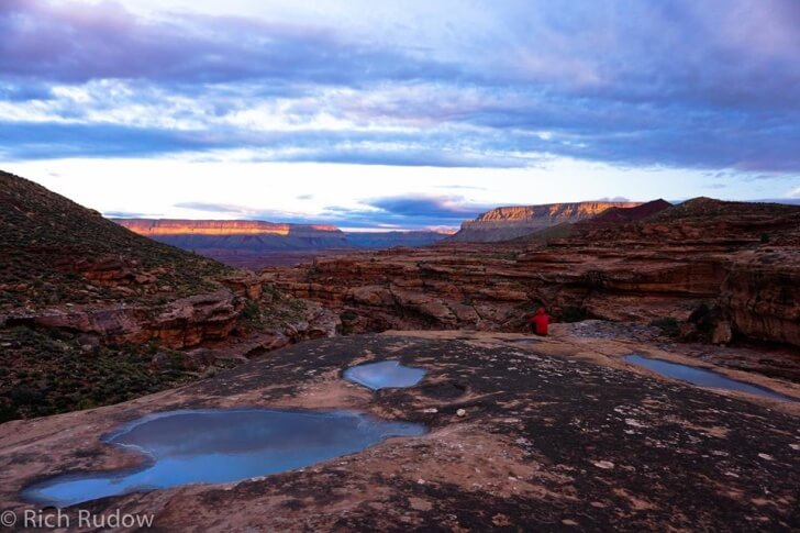 Early Morning, Rattlesnake Canyon, Rudow Grand Canyon's Rim Traverse News Story