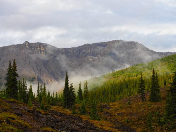 Sunset and clearing skies provide reprieve when Backpacking the Marvel Pass Trail.