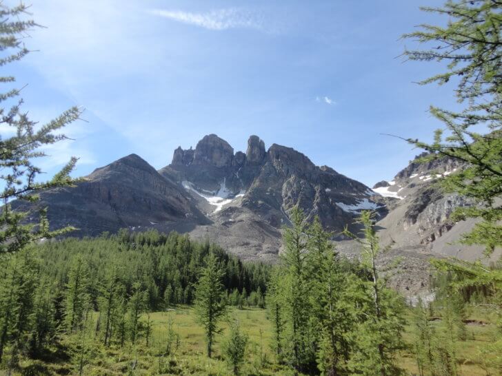 The Towers overlook our way and seem to assure our passing through.