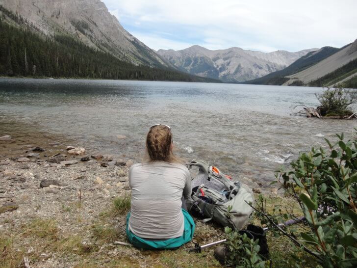 The shore of Marvel Lake is the only place I felt safe in several hours.