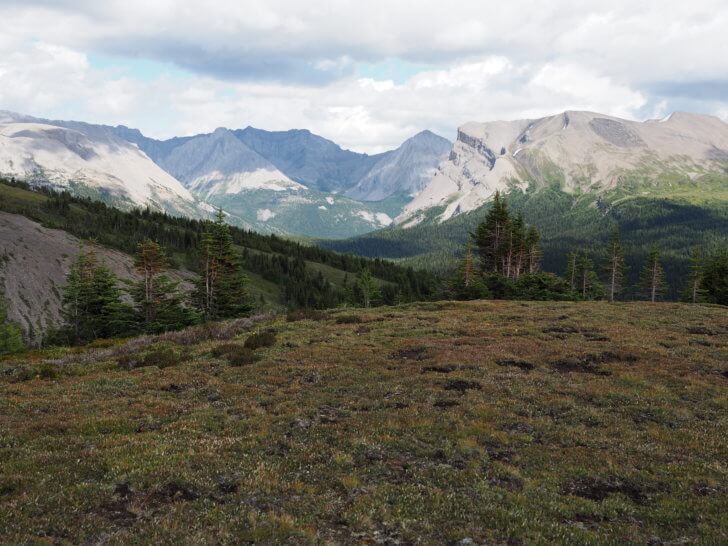 Backpacking Mount Assiniboine: Even the lowliest of mountains visible from the Nublet would inspire a climb to see them.