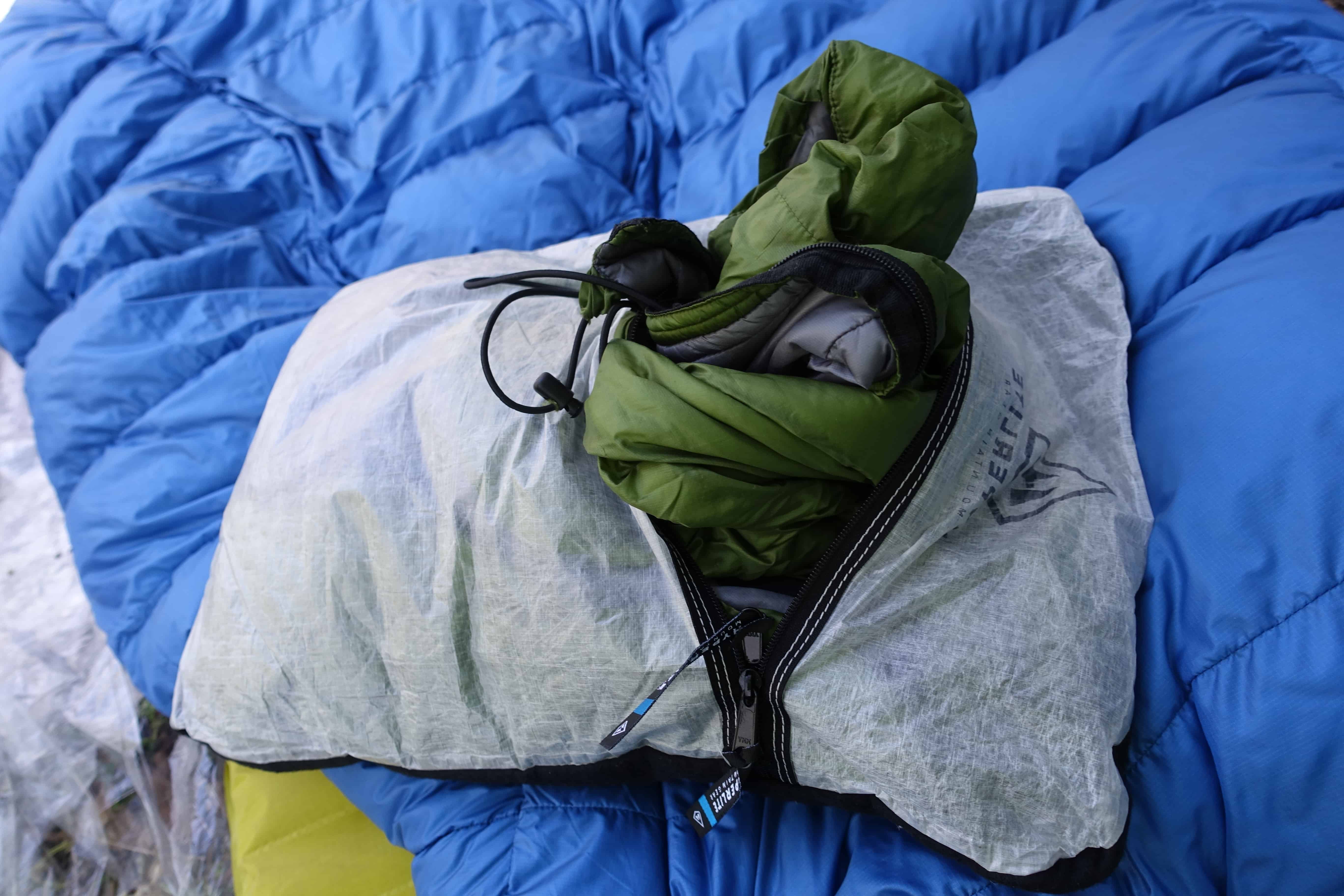 Hyperlite Mountain Gear Stuff Sack Pillow Review - Backpacking Light