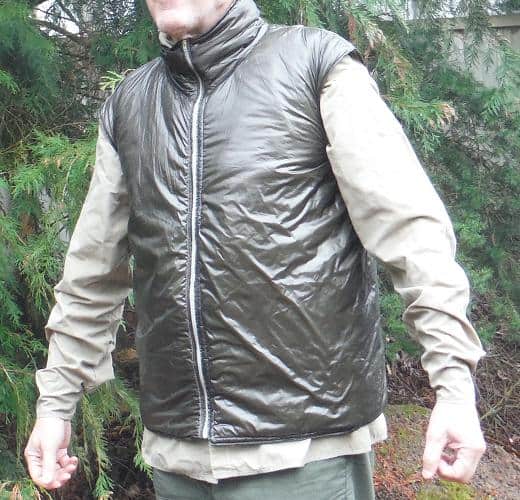 MYOG synthetic fill vest - patterns, instructions, and materials.