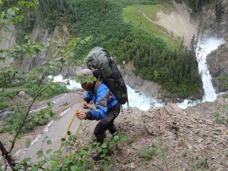 google earth planning for a wilderness trip - wood river, Canada.