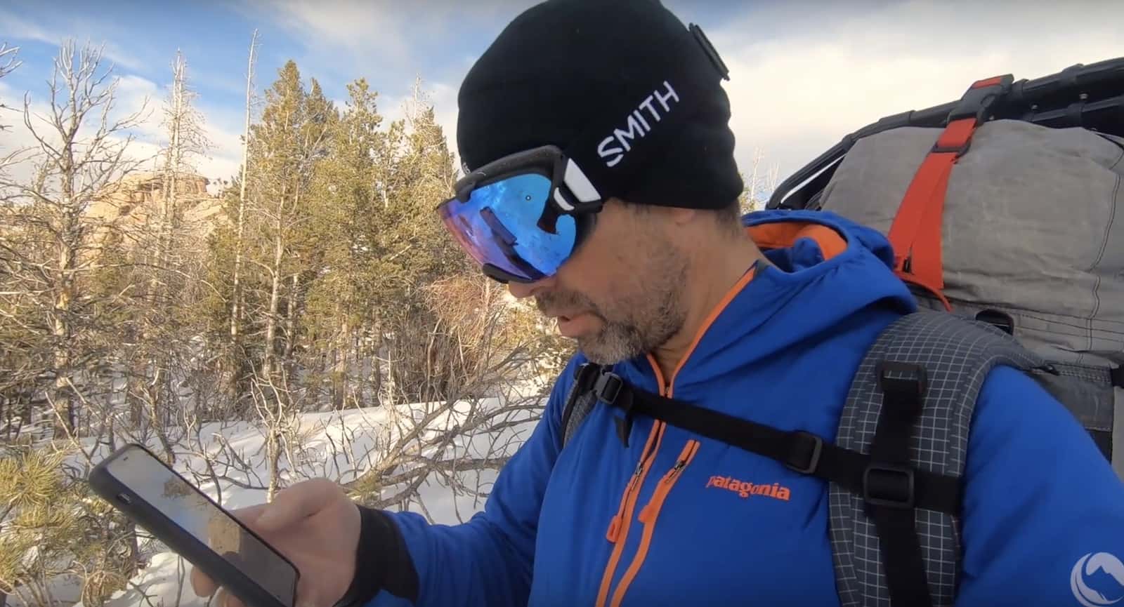 smith ios goggles backpacking light ryan jordan