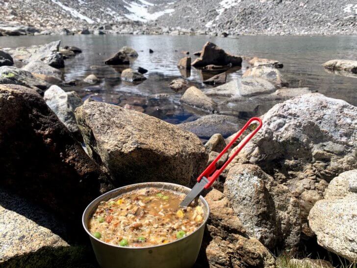 Dinnertime in the High Sierra.