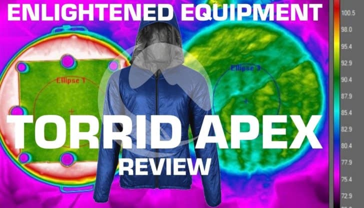 ENLIGHTENED EQUIPMENT TORRID APEX REVIEW: Heat Map Image