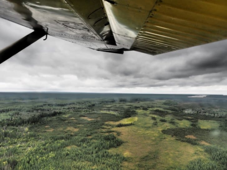 Nahanni River by Canoe: View of the Canadian Wilderness from the Plane