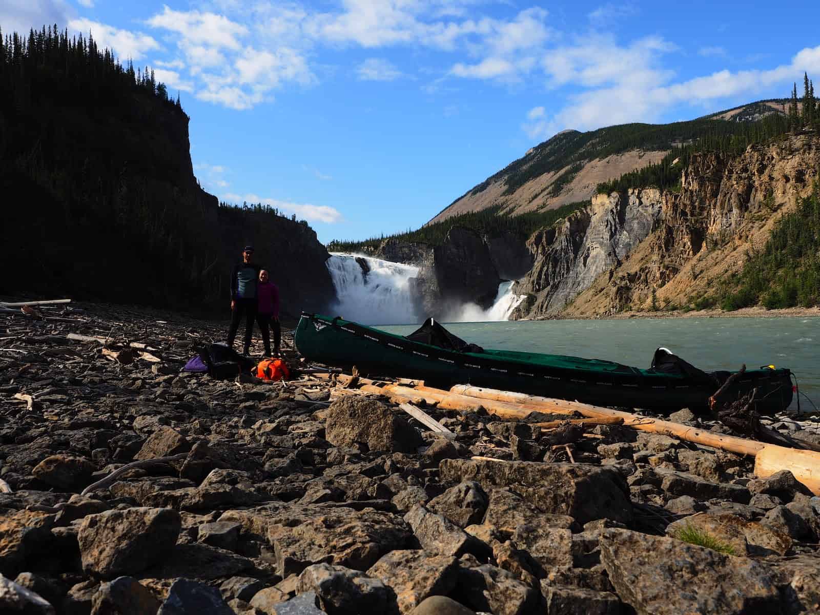 Nahanni River by Canoe: Readying to push off