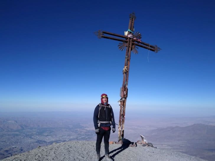 summiting misti the challenges of high altitude hiking: summit cross