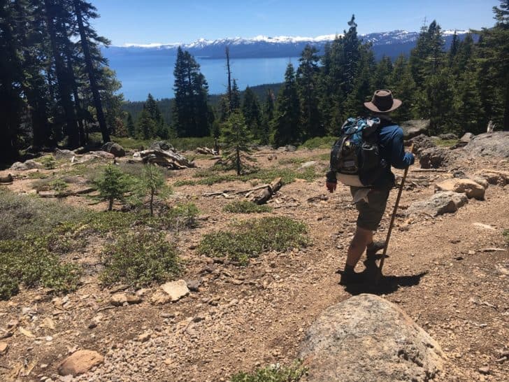 xero shoes mesa trail: the author on the trail
