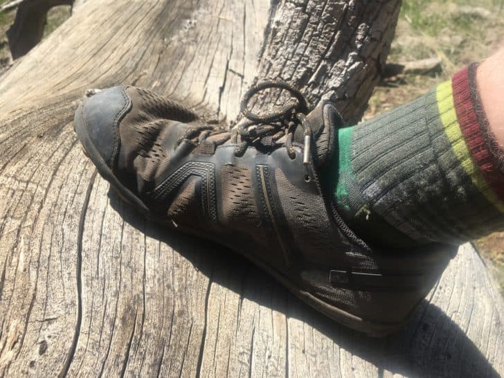 xero shoes mesa trail: the author shows off his mesa trails