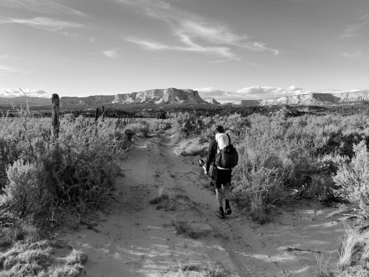  Why I walk: the author in the sage desert.