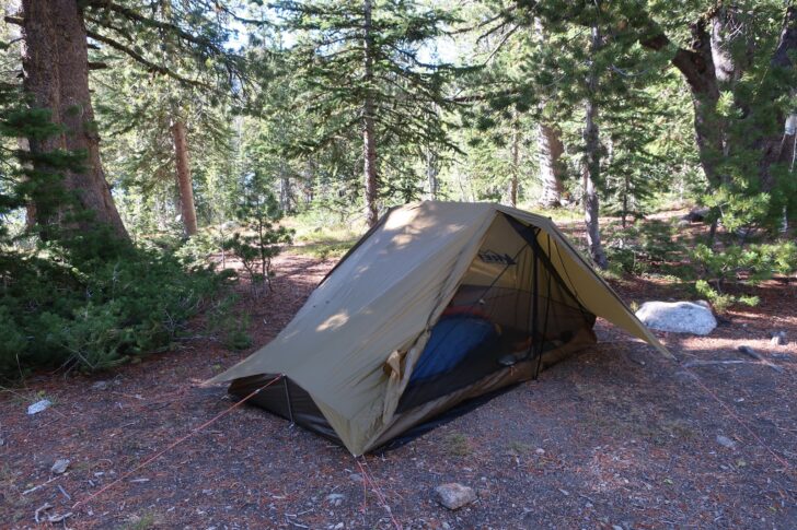 The REI Co-op Flash Air Two set up as a Solo Shelter.