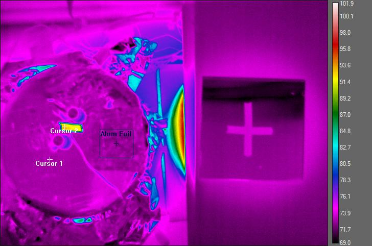 thermal imaging from the test