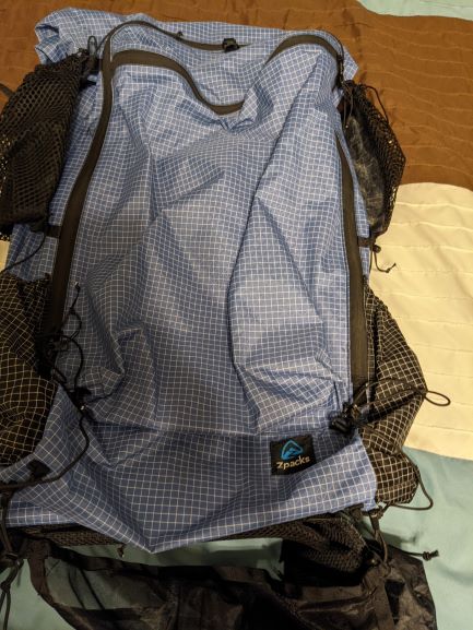 Zpacks Arc Haul Zip with all accessories - Backpacking Light
