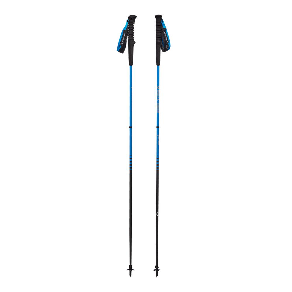 Black Diamond Distance Carbon Running Poles against a white background
