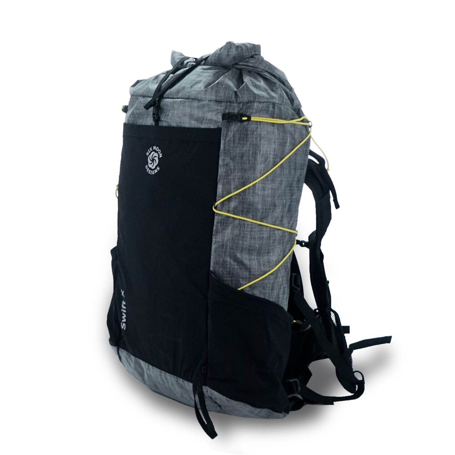 The Six Moon Designs hiking backpack against a white background