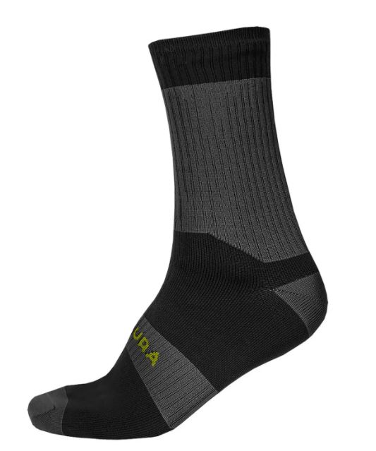 the endura hummvee waterproof socks II against a white background