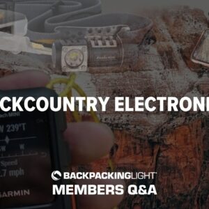 image showing various backcountry electronic devicees