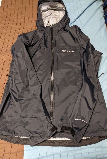 Columbia Evapouration Rain Jacket - Backpacking Light