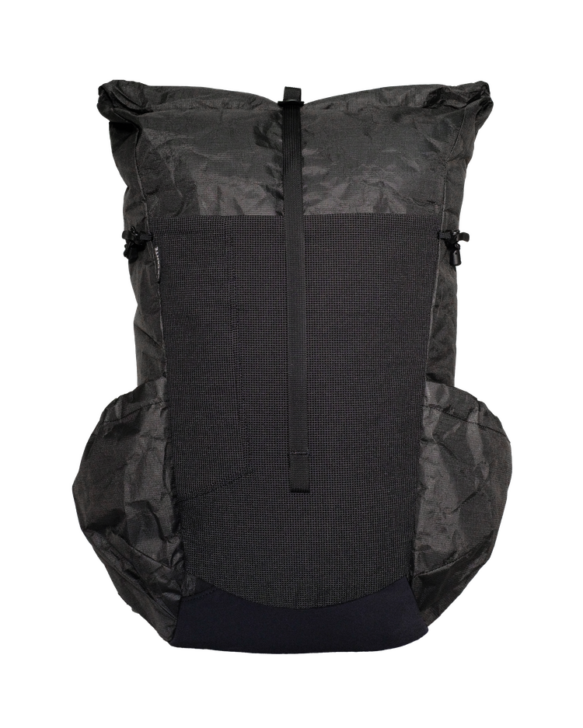 A black backpack.