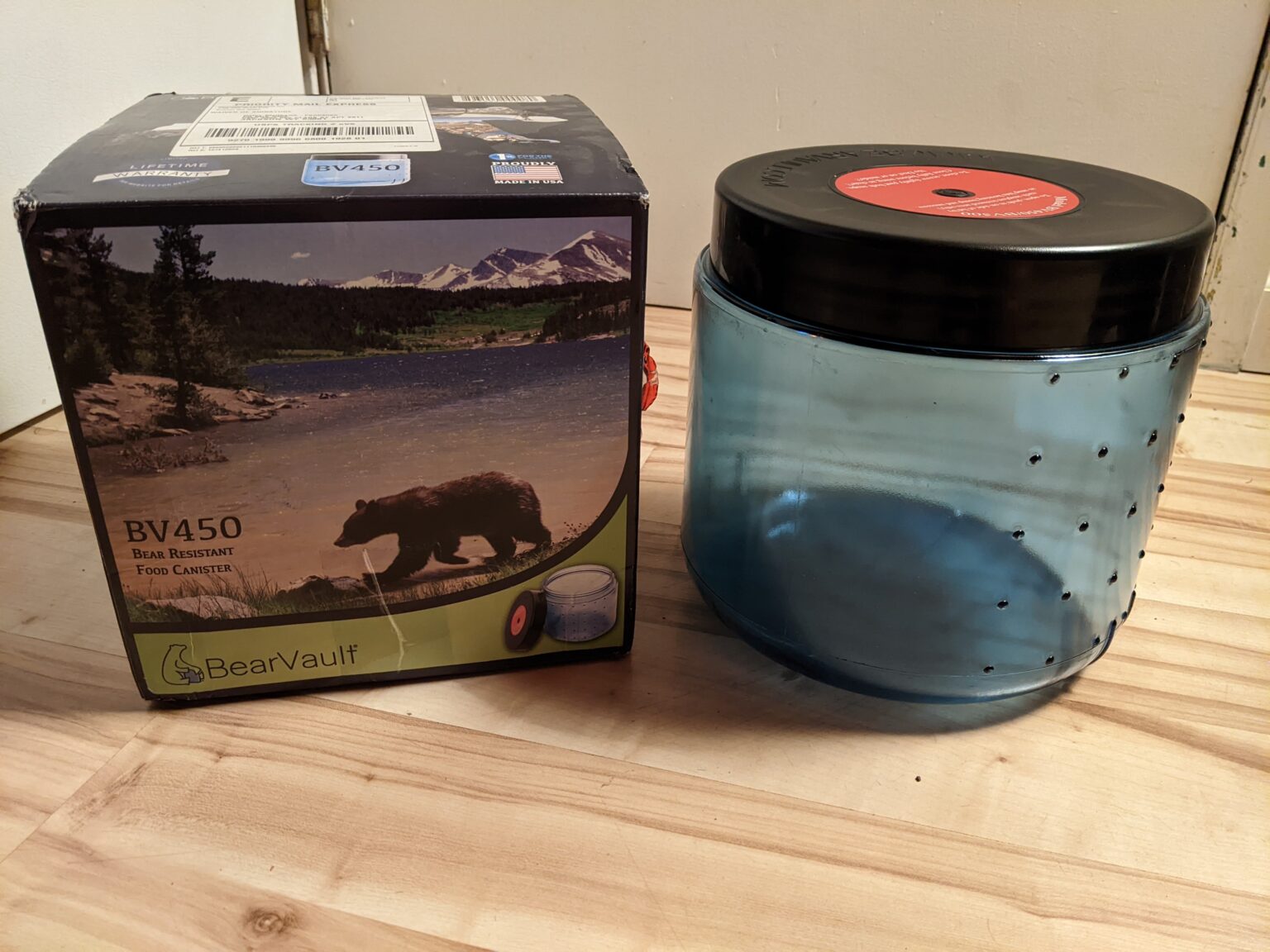 BearVault 450 Backpacking Light