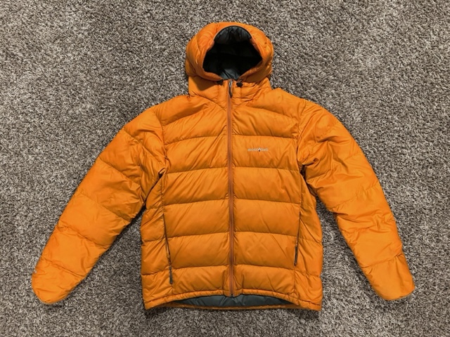 MontBell Alpine Light down parka, men’s Large, orange - Backpacking Light