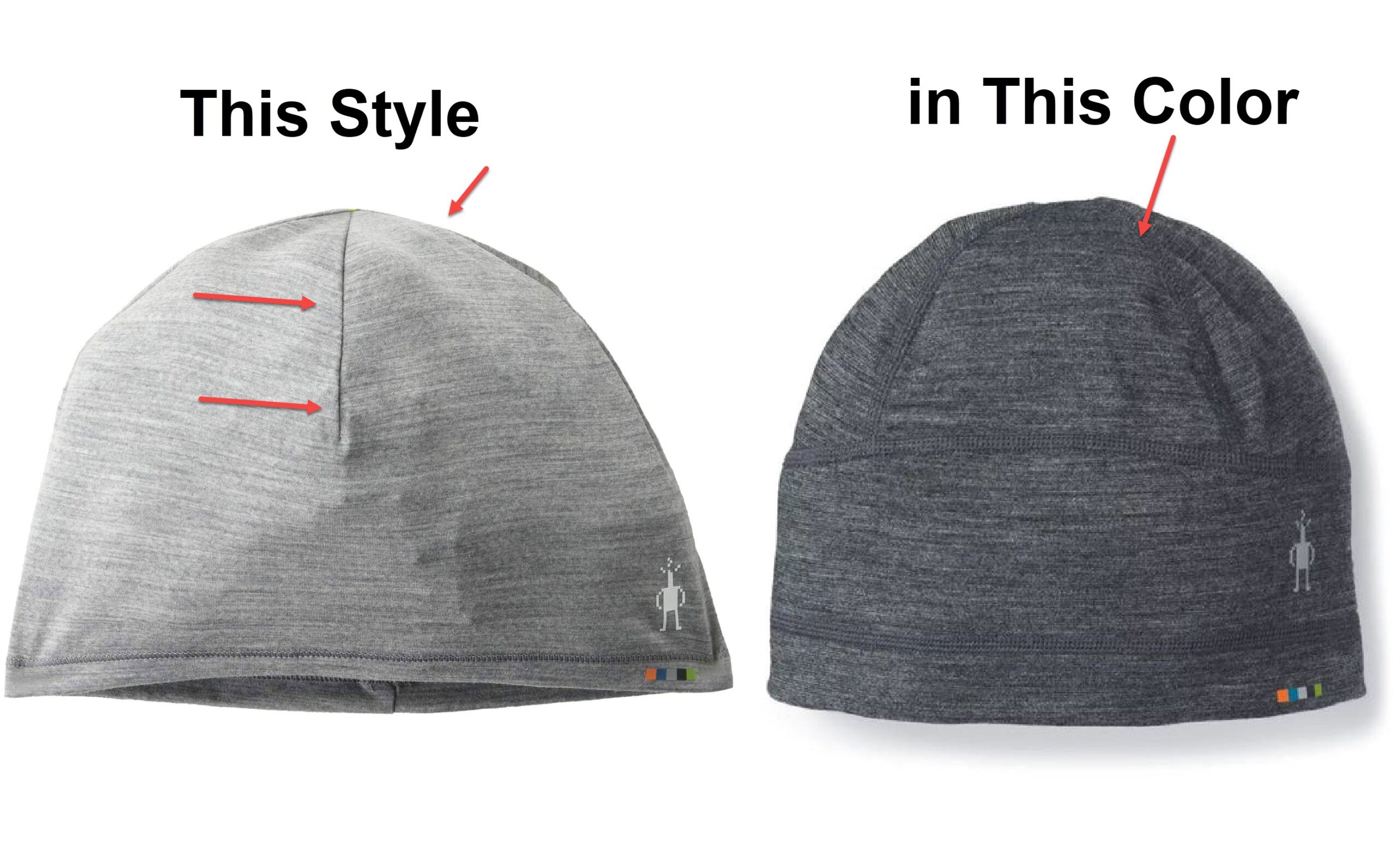 Old (gray) Style) Wool 150 beanie - Smart Light Backpacking
