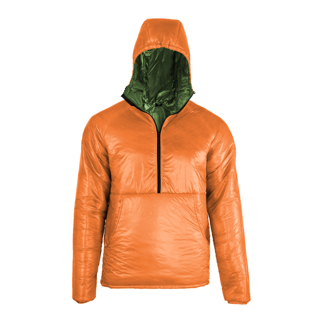 insulated pullover hooded jacket