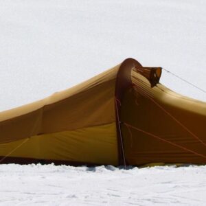 tunnel tent on snow